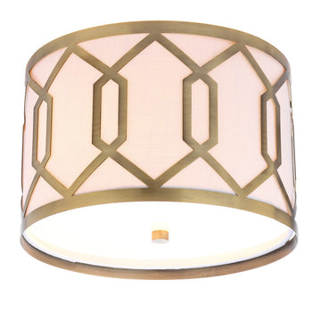 Hex Metal LED Flush Mount - JONATHAN Y